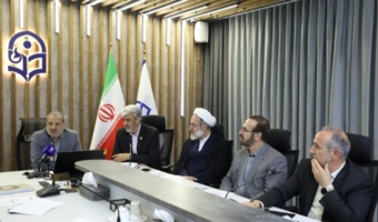 Hossein Omidi, Director of International Affairs of Farhangian Teacher Education University (FTEU), in University Booth, 36th Tehran International Book Fair, 2025